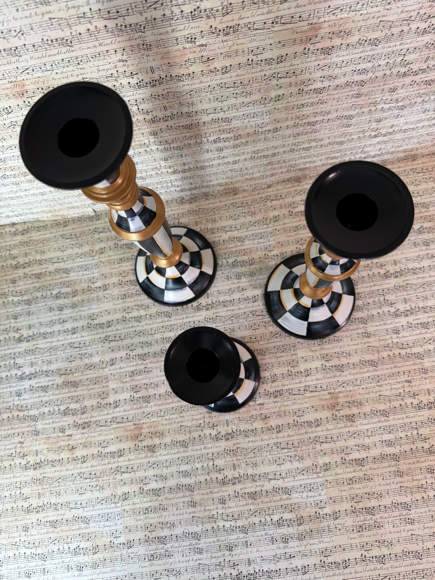 Classic Taper Candlesticks, Set of 3