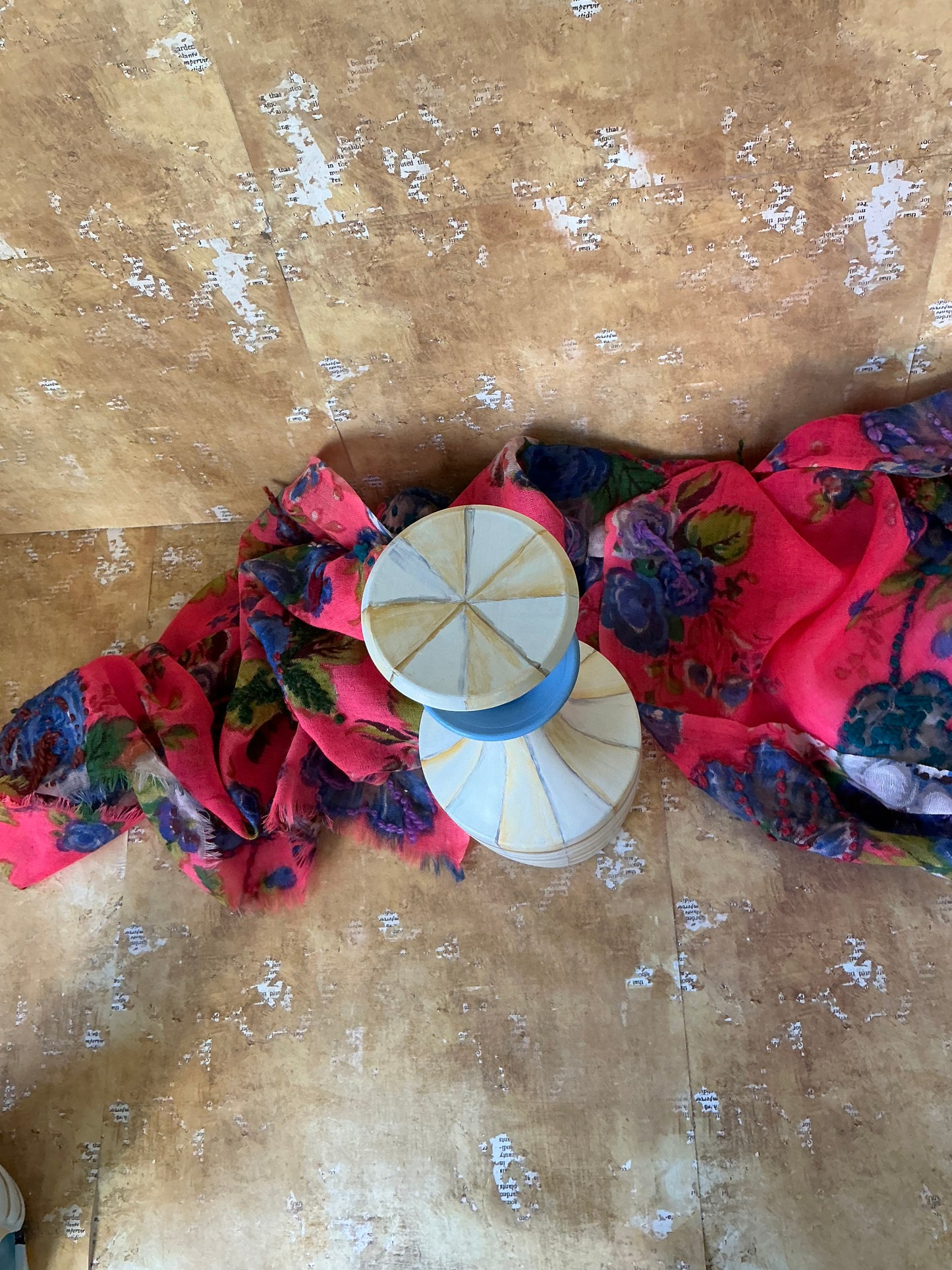 Decorative Parchment Decanter