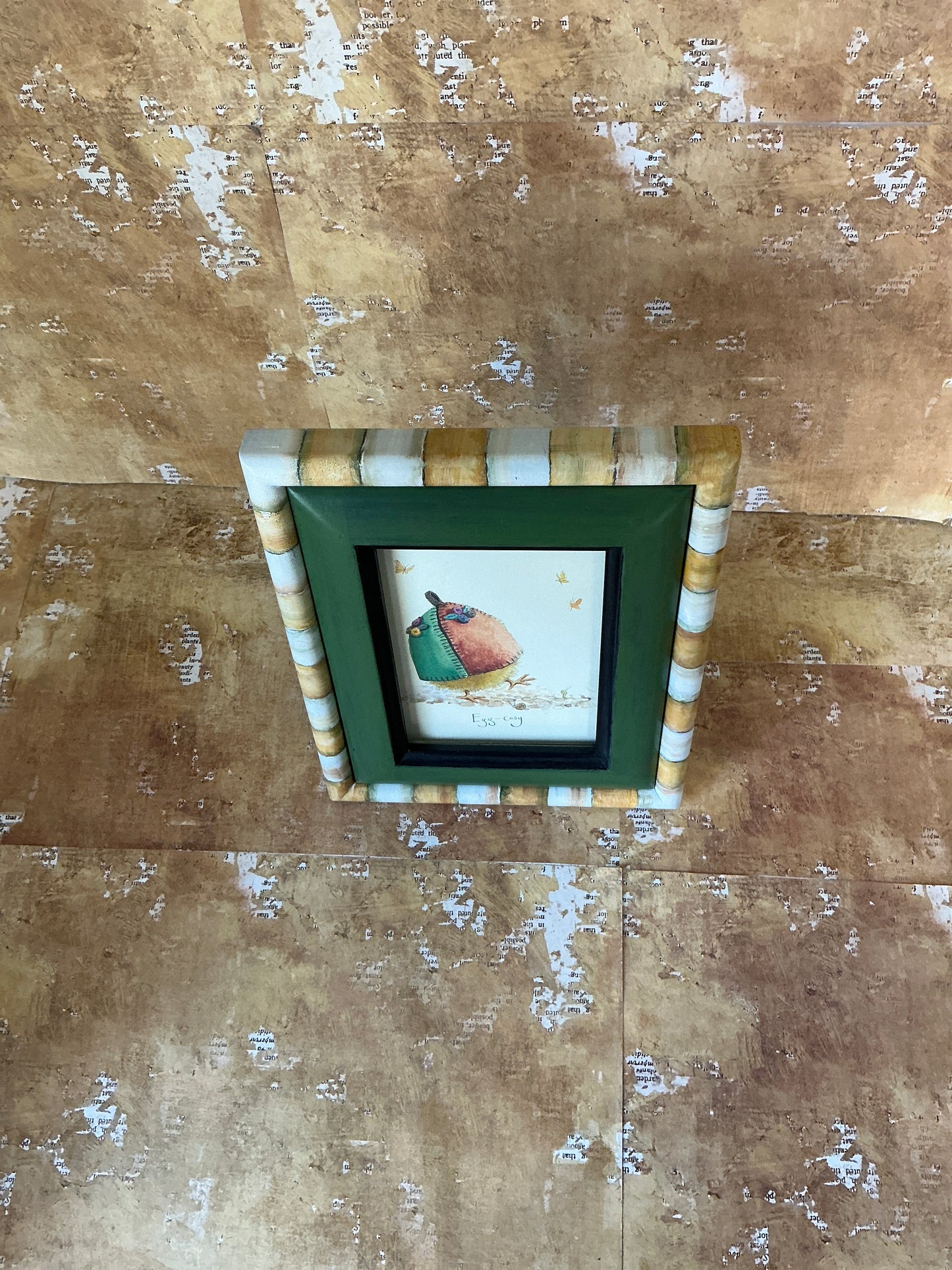 Frame with Egg-Cozy Chick