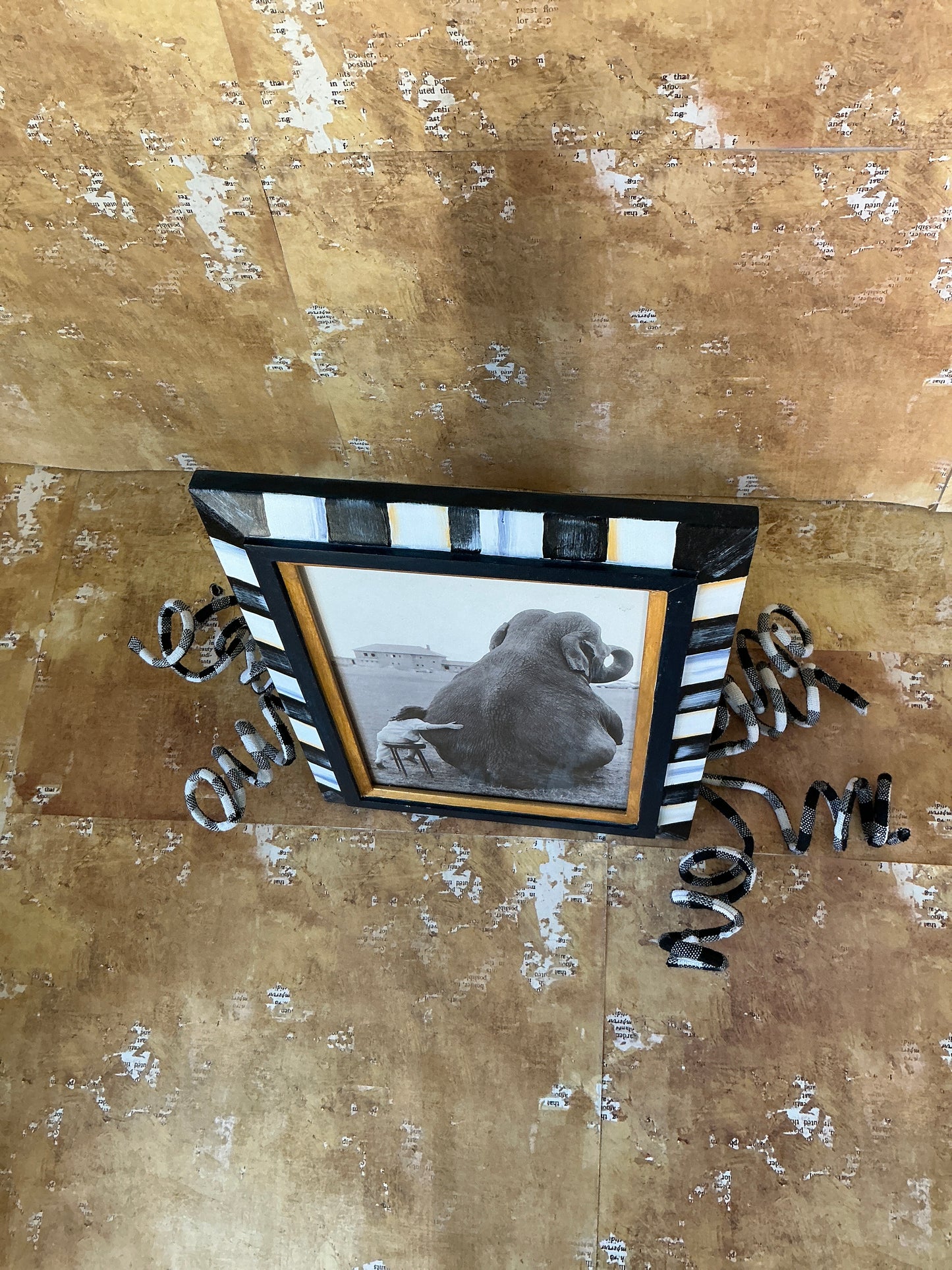 Frame with Elephant
