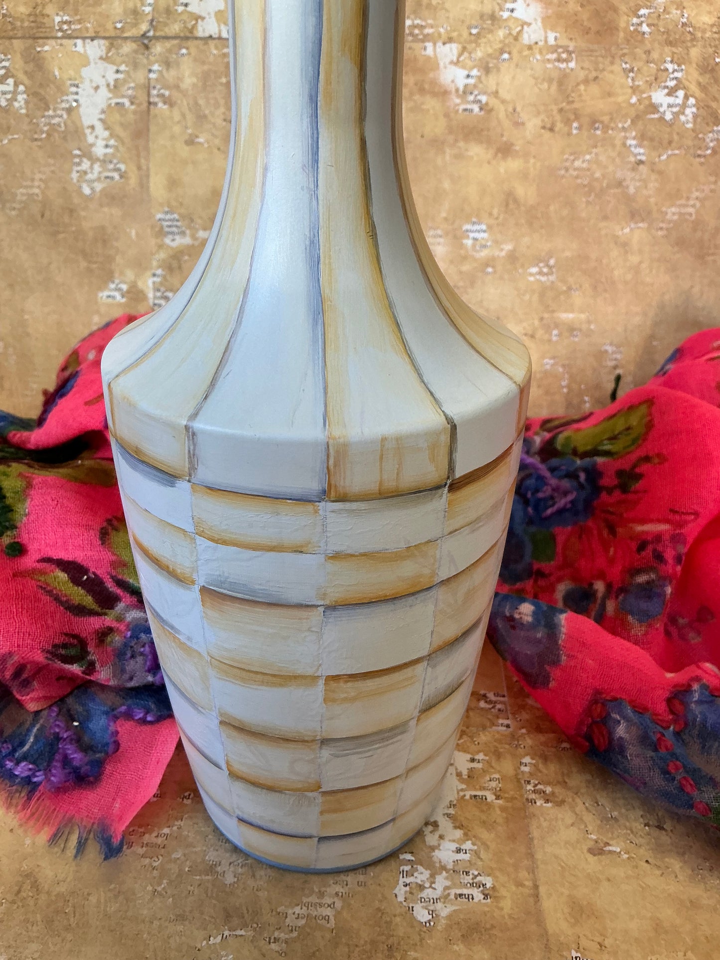 Decorative Parchment Decanter