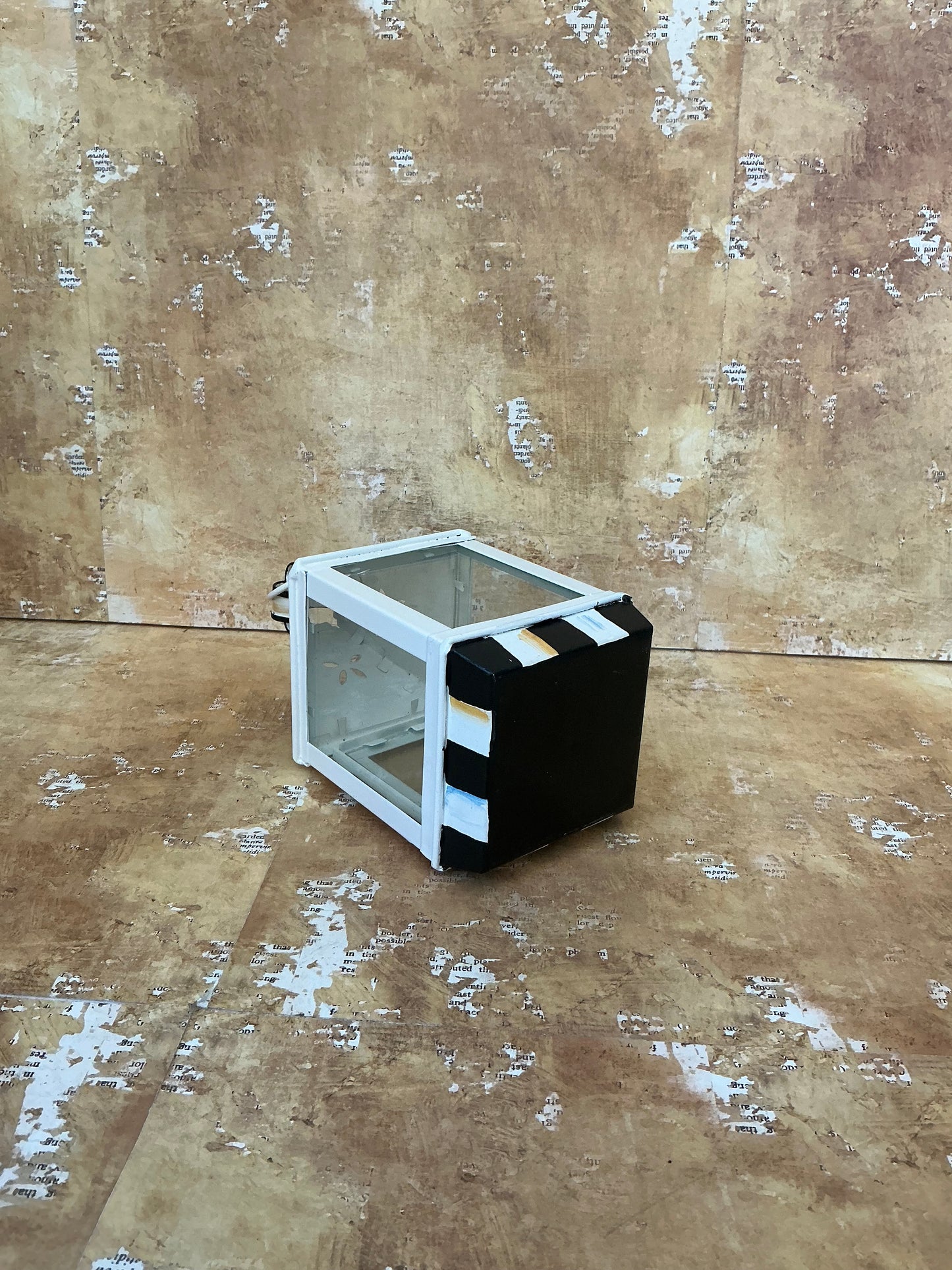 Black and White Checkered Lantern