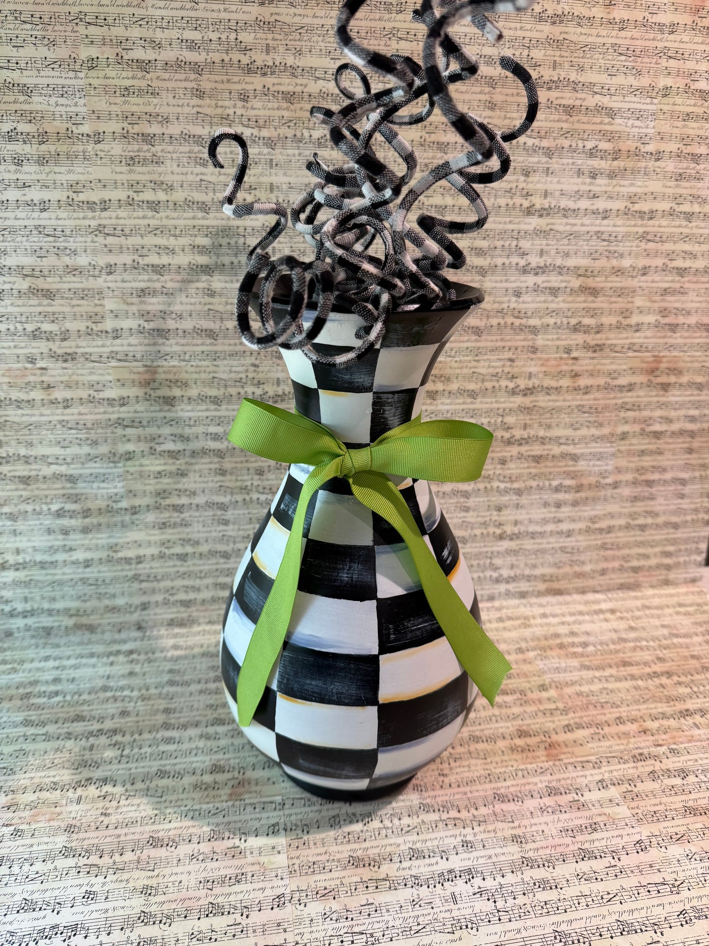 Tall, Teardrop Shaped Vase