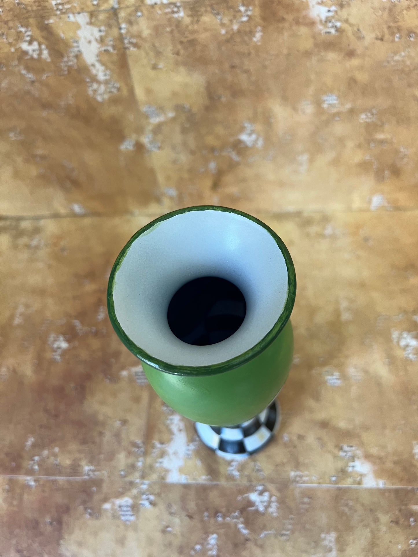 Checks in the Thicket Vase