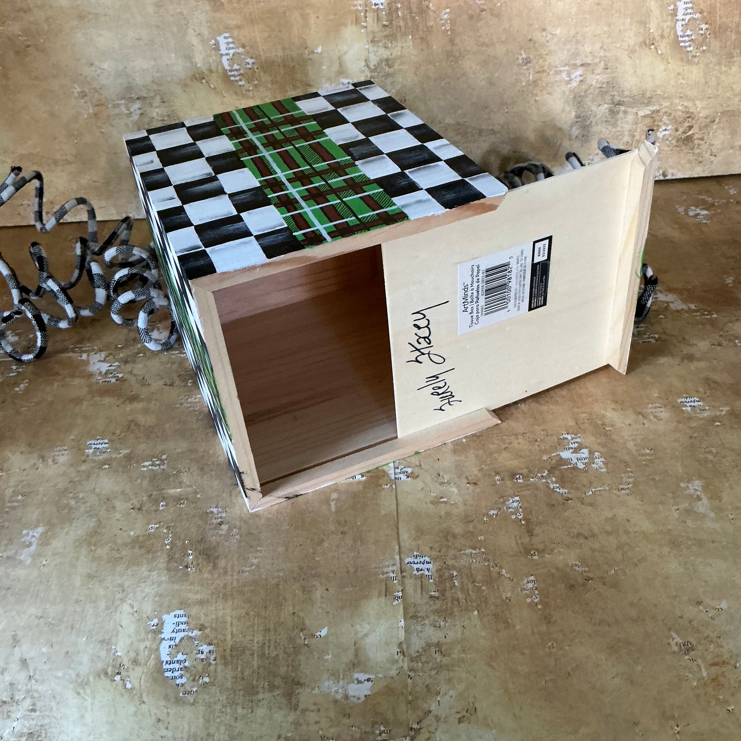 Holiday Tissue Box Cover