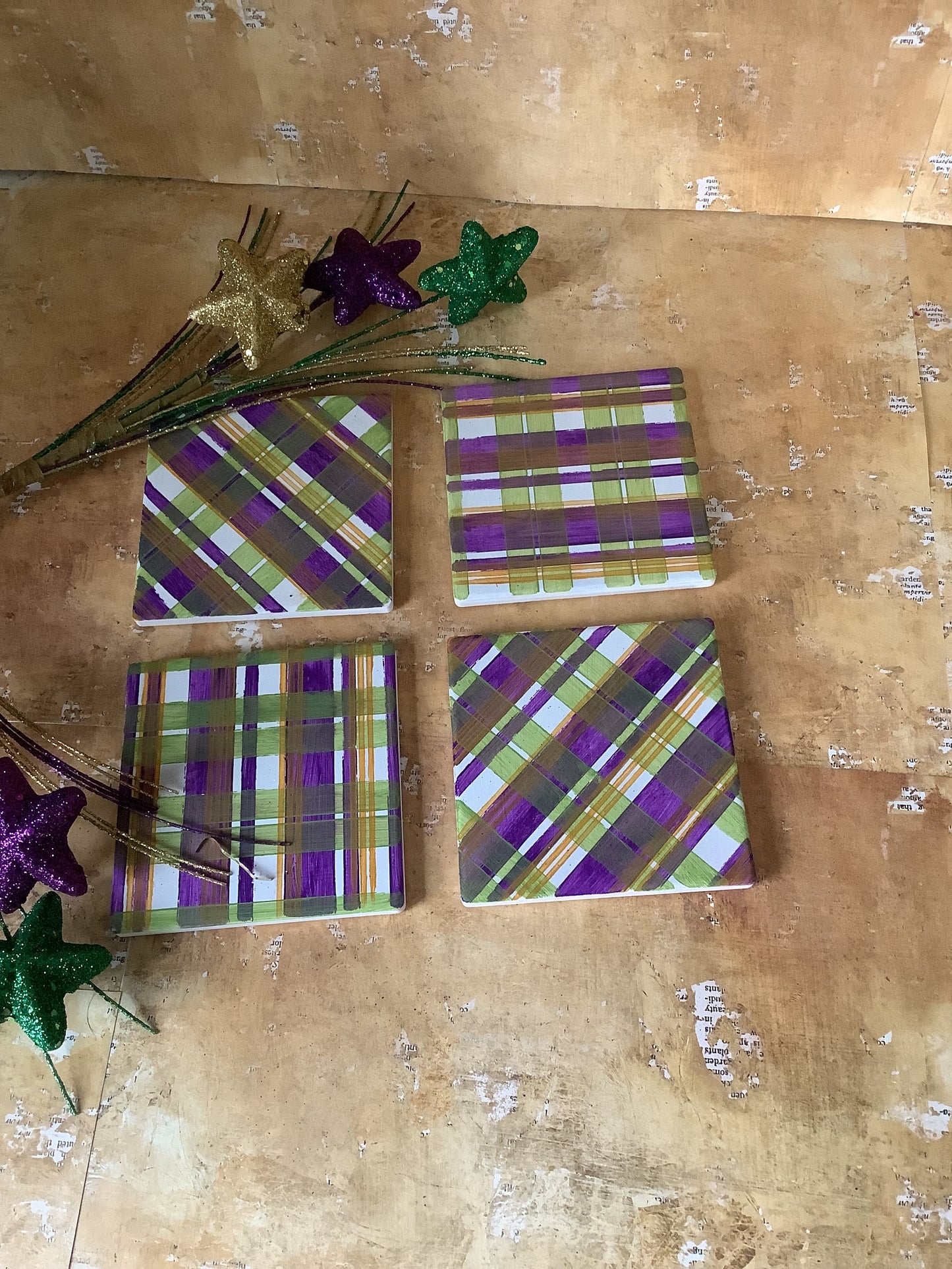 Mardi Gras coasters