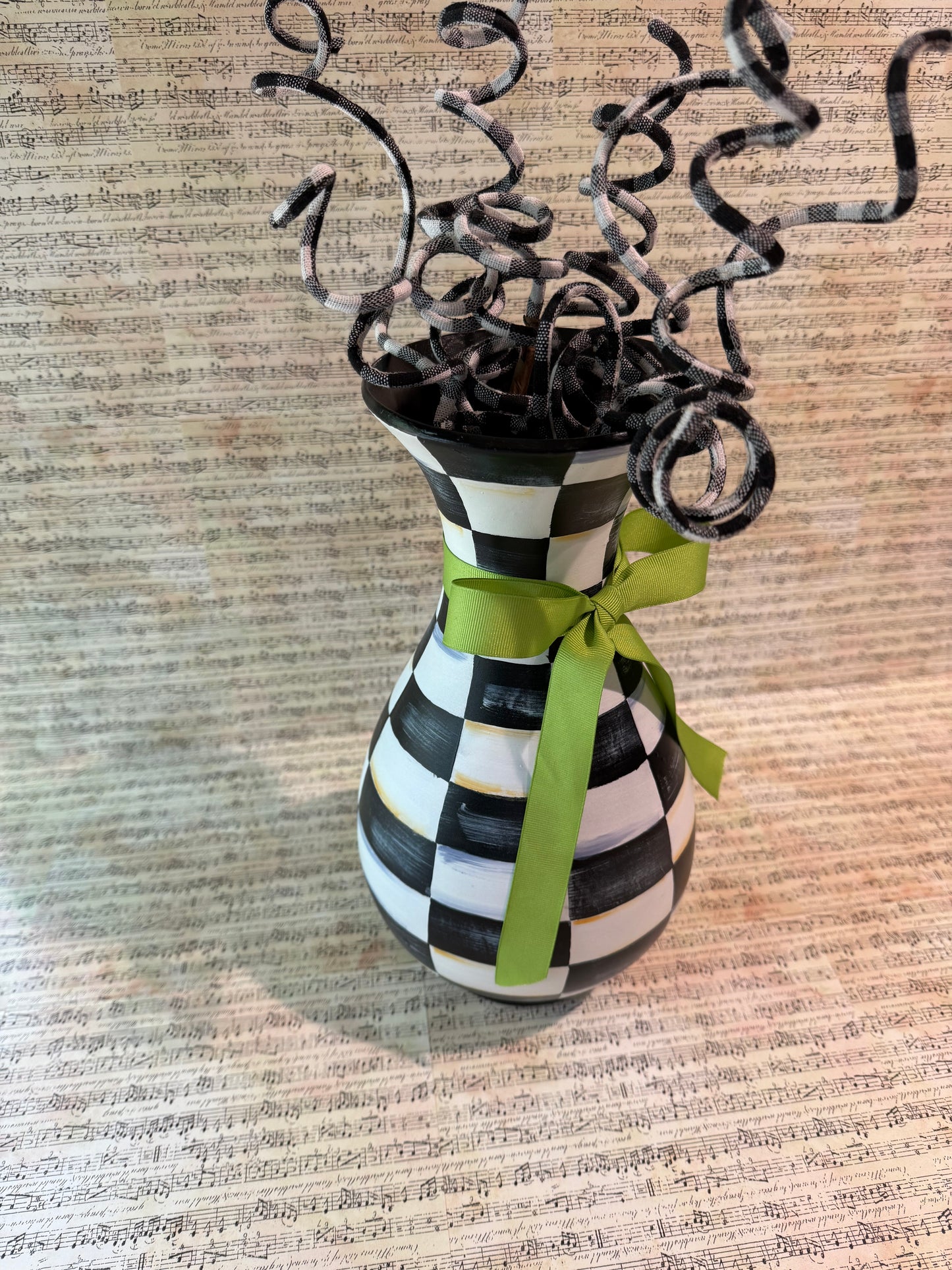 Tall, Teardrop Shaped Vase