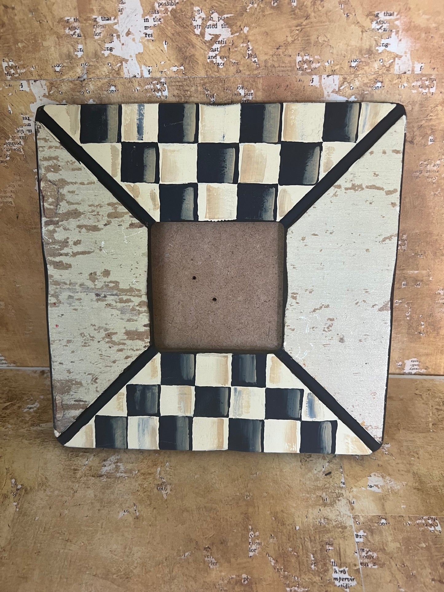 Rustic wood frame or plaque