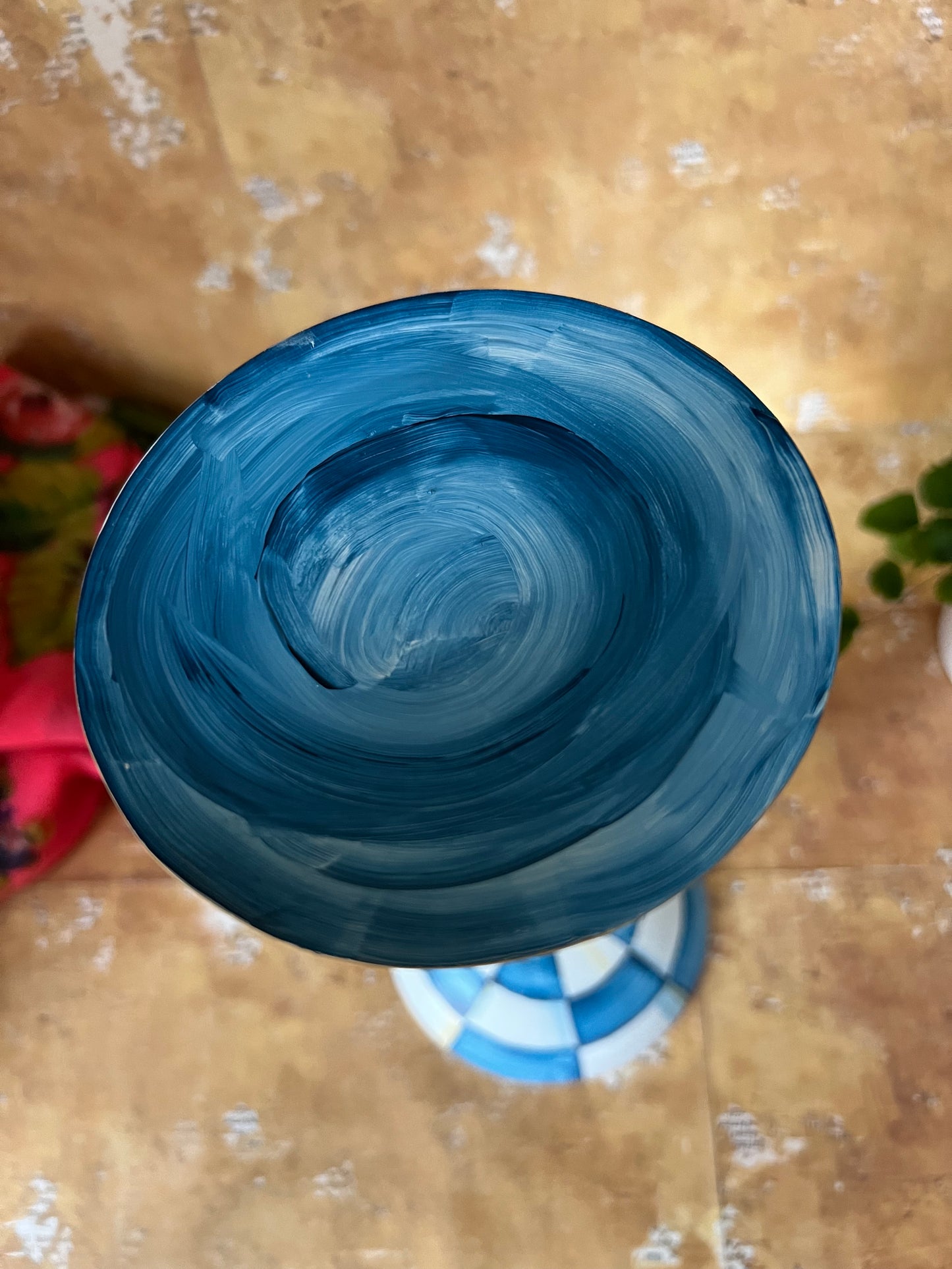 Blue and White Candle Holders