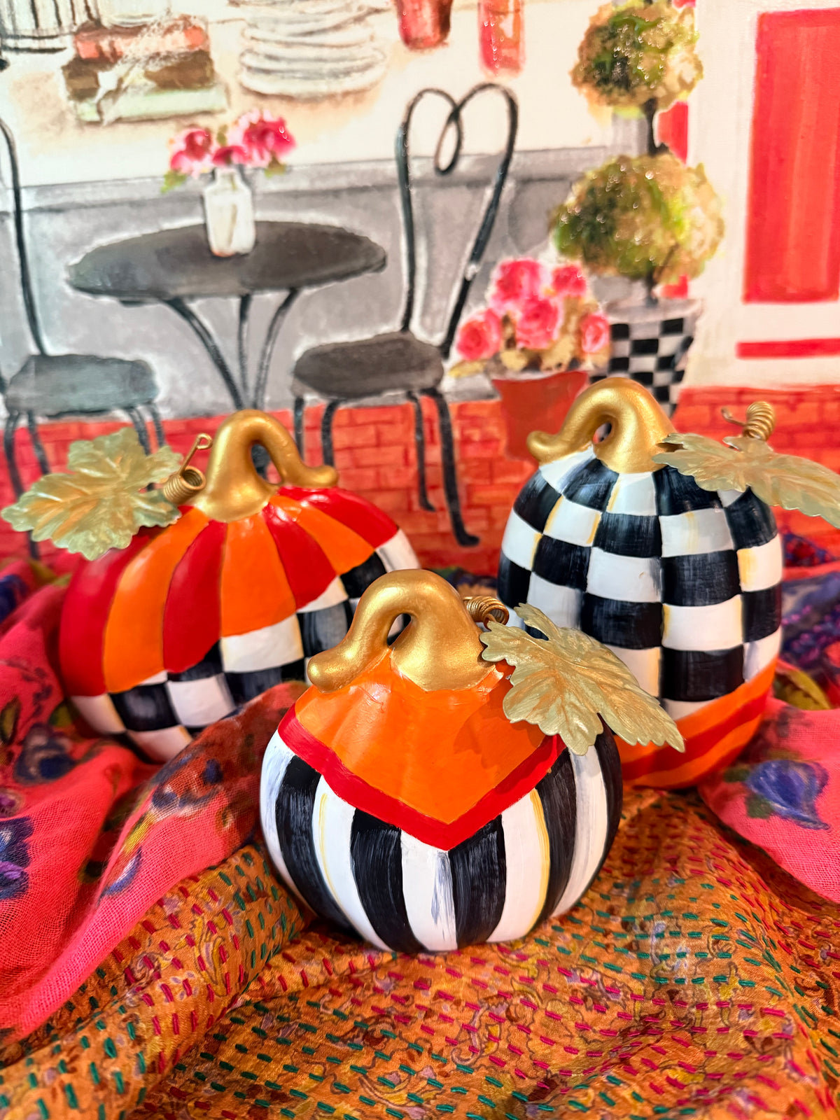 Pumpkins Orange & Red Set