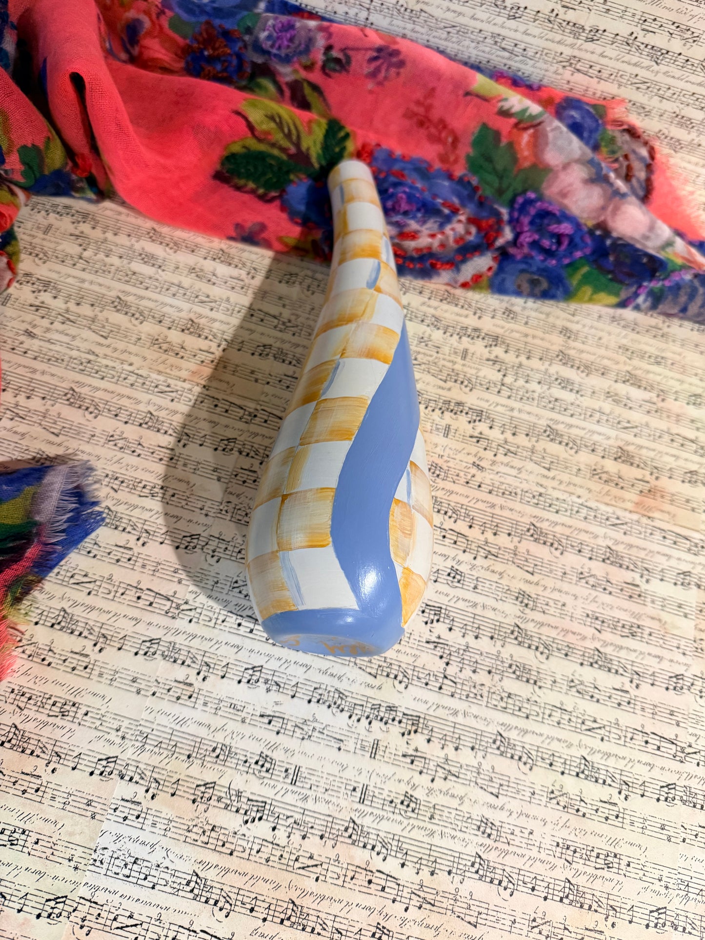 Parchment Teardrop Vase