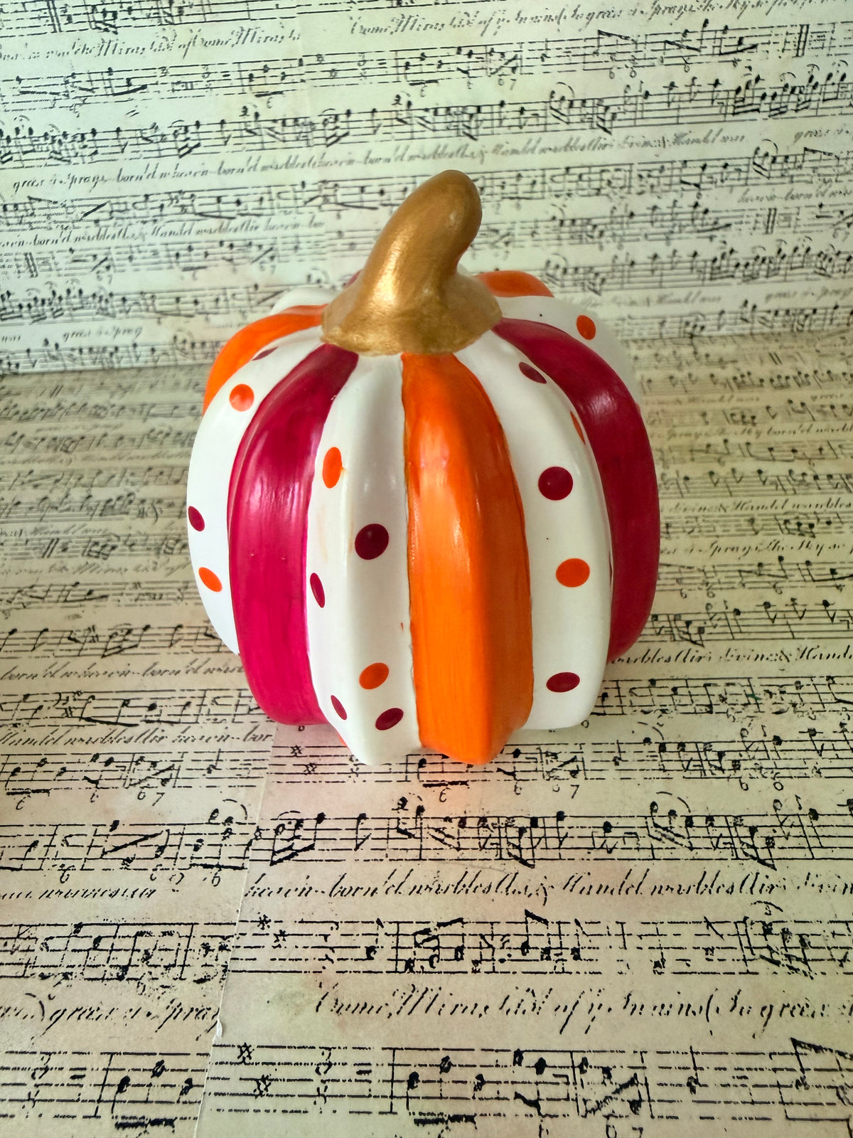 Pumpkins, Orange & Magenta