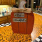 Freestanding Wooden Pumpkin