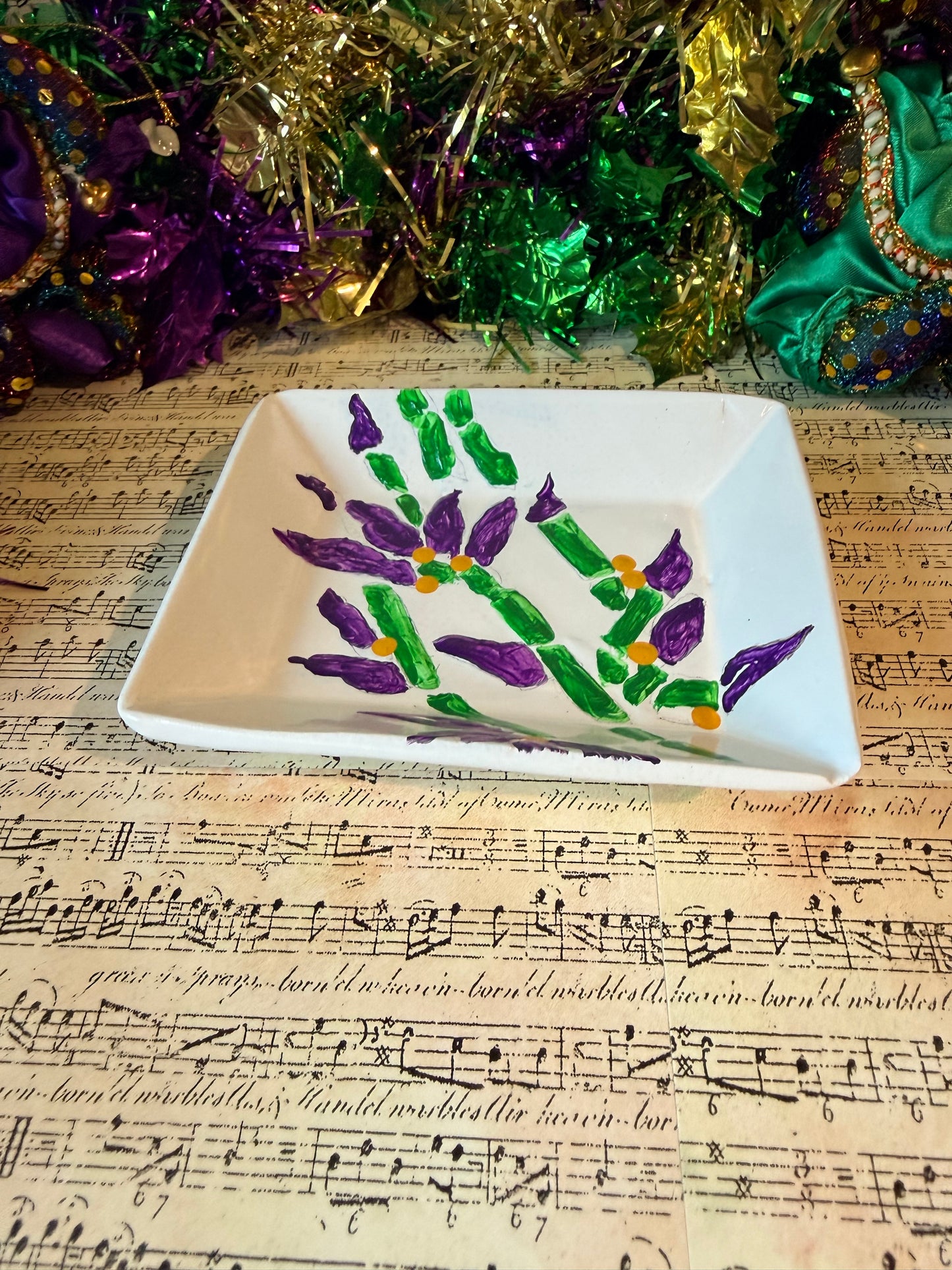 Bamboo Design Trinket Tray