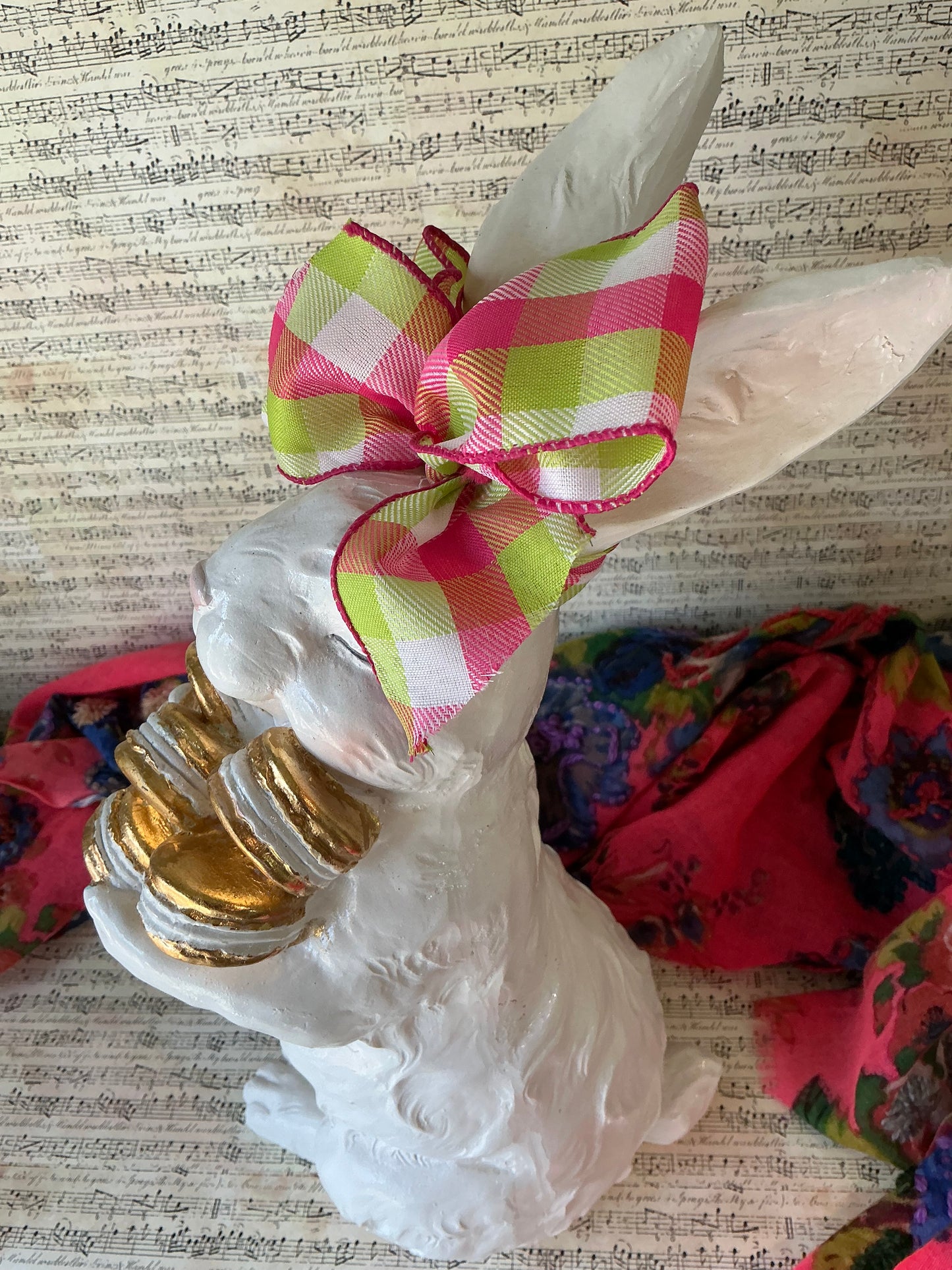 White Rabbit With Macarons