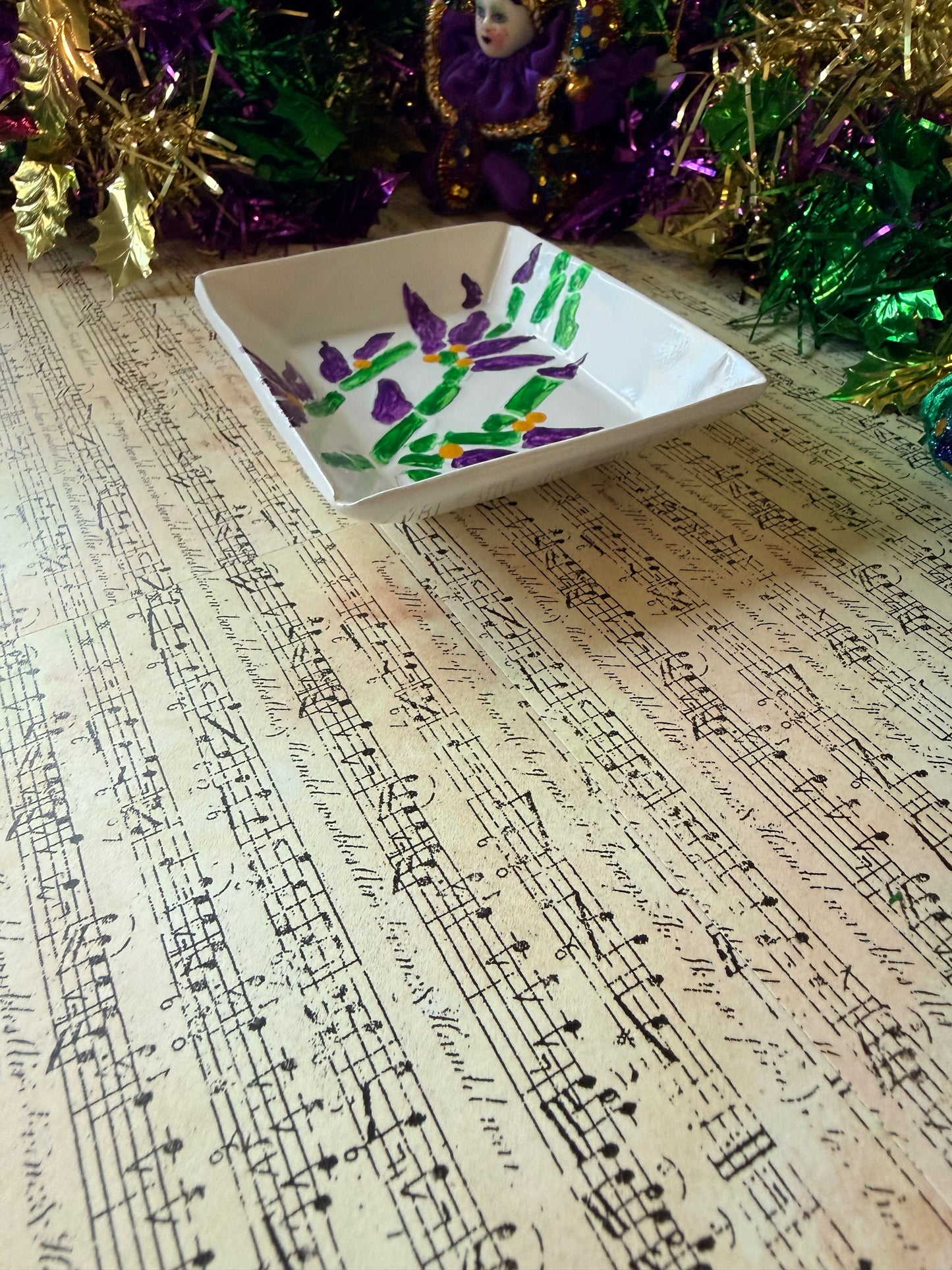 Bamboo Design Trinket Tray