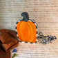 Freestanding Wooden Pumpkin