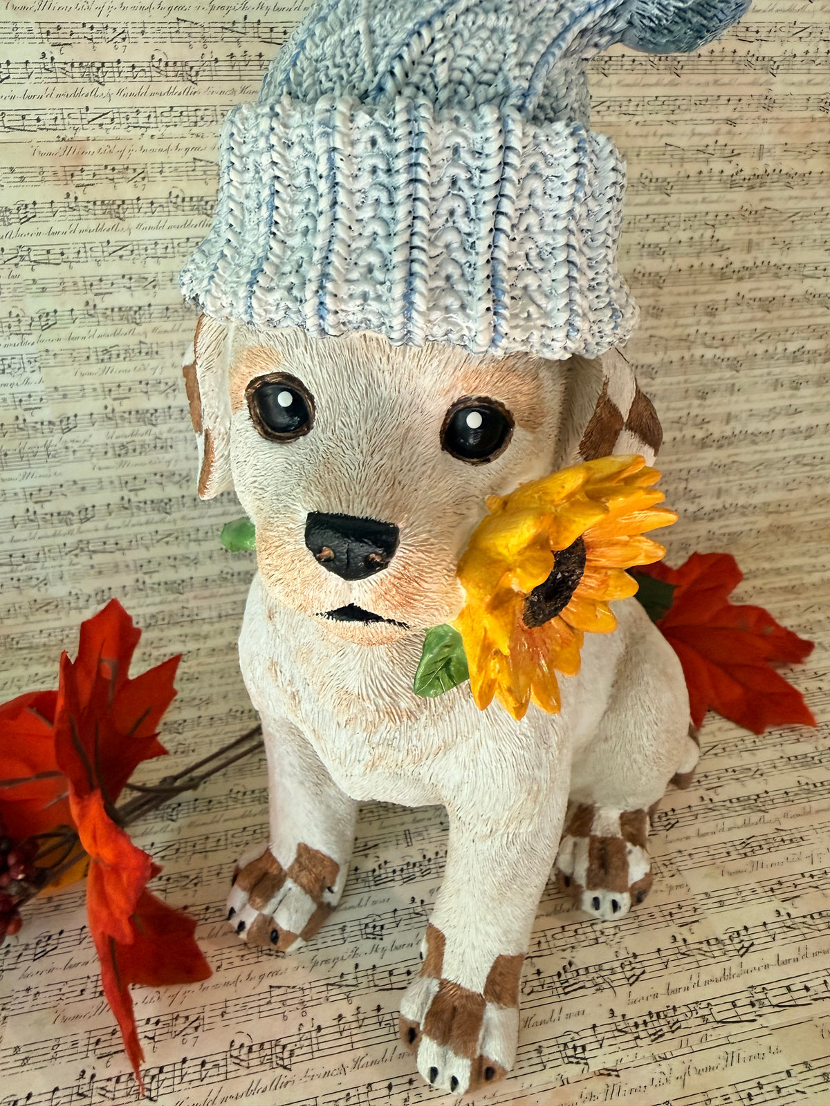 Hand Painted Daisy Dog