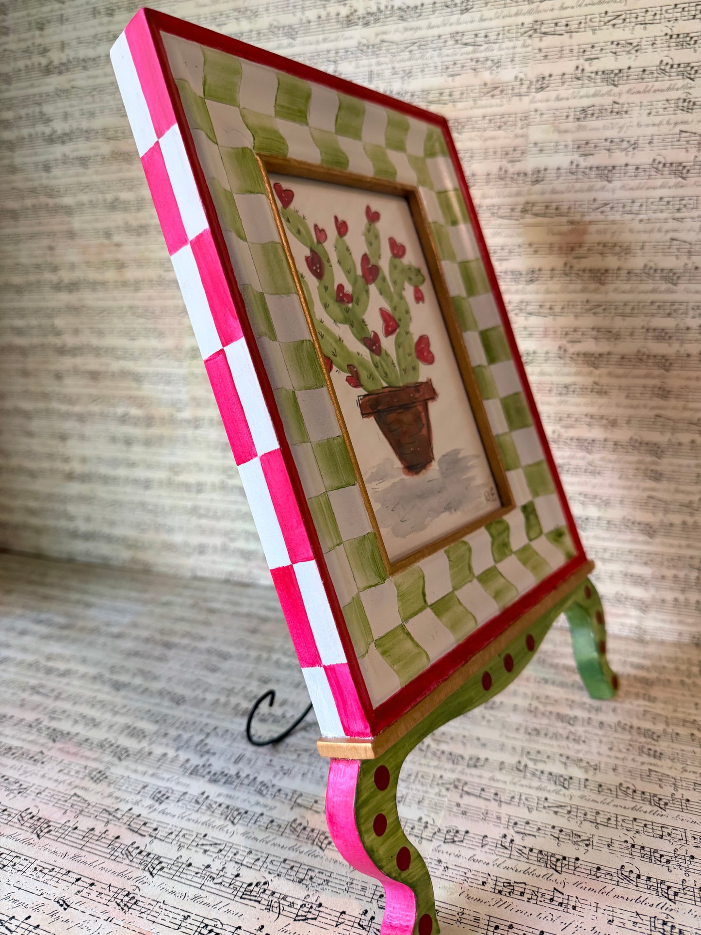 Cindy Lou Frame with Valentine Art