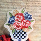 Hand Painted Burlap Door Hanger