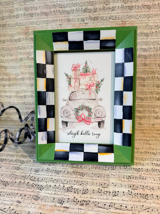 Sleigh Bells Ring Picture Frame