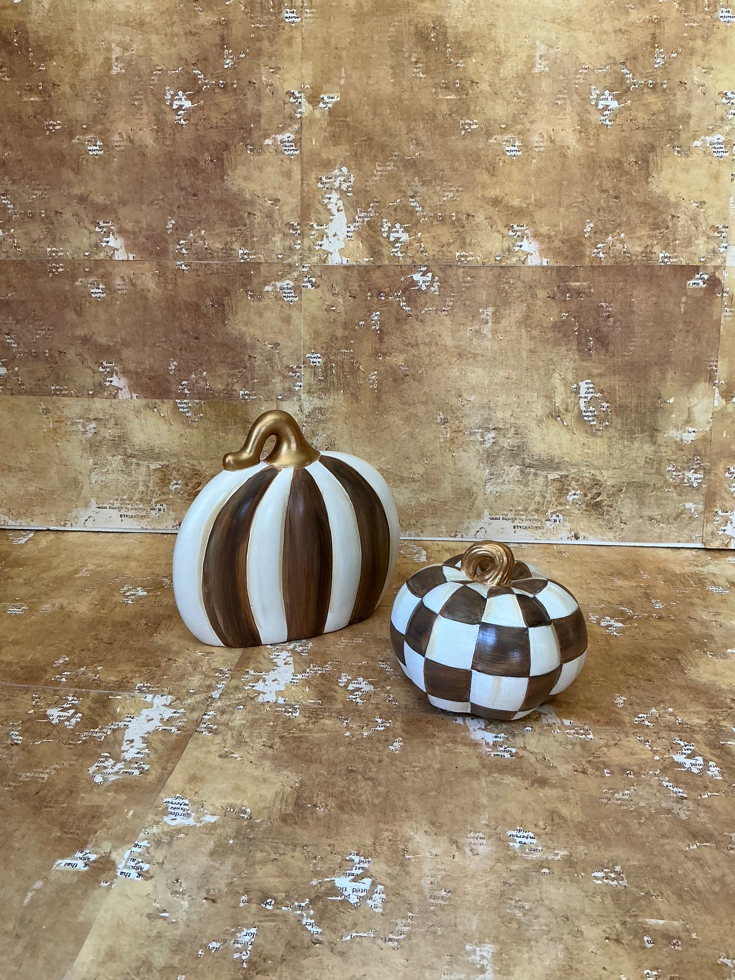 Brown and Cream Pumpkins