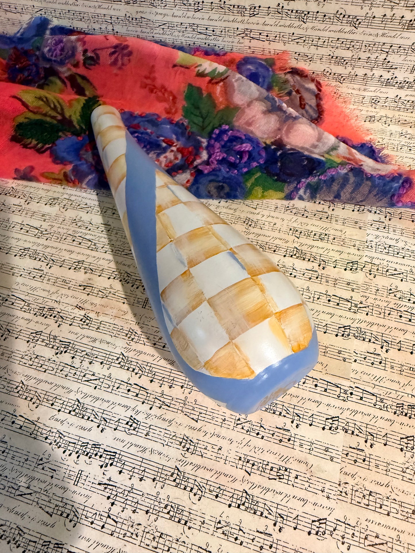 Parchment Teardrop Vase