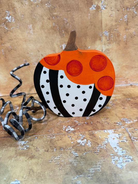 Polka Dot Pumpkin