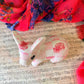 Pink Checked and Floral Bunny