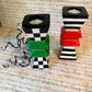Checkered and Striped Holiday Tealight Holders