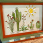 Hand-Painted Checkered Wood Picture Frame, 4.5" x 6.5"