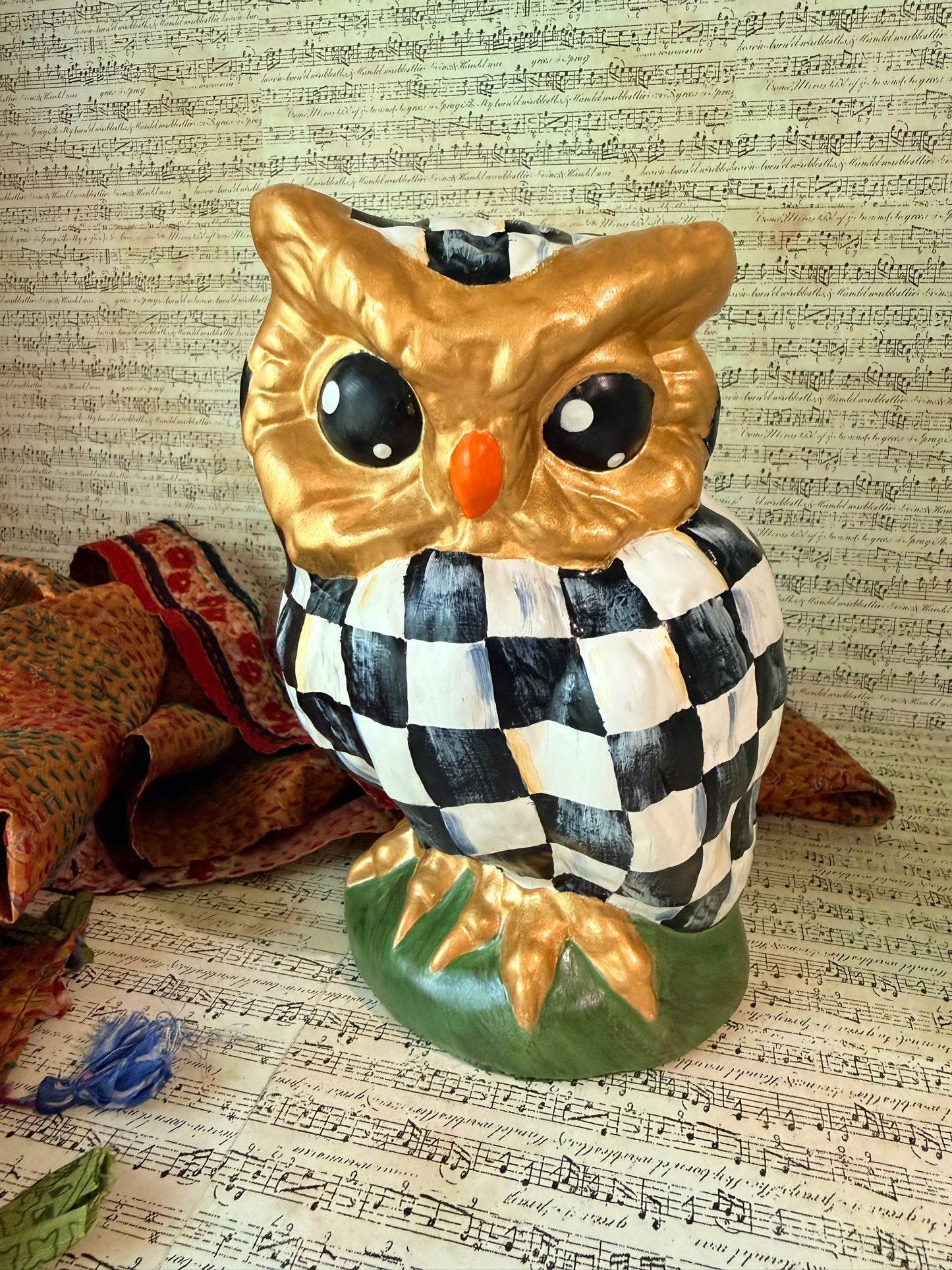 Owl on Perch
