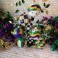 Mardi Gras Hand Painted Ornaments