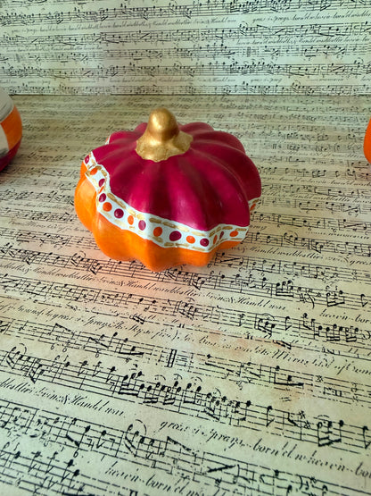 Pumpkins, Orange & Magenta