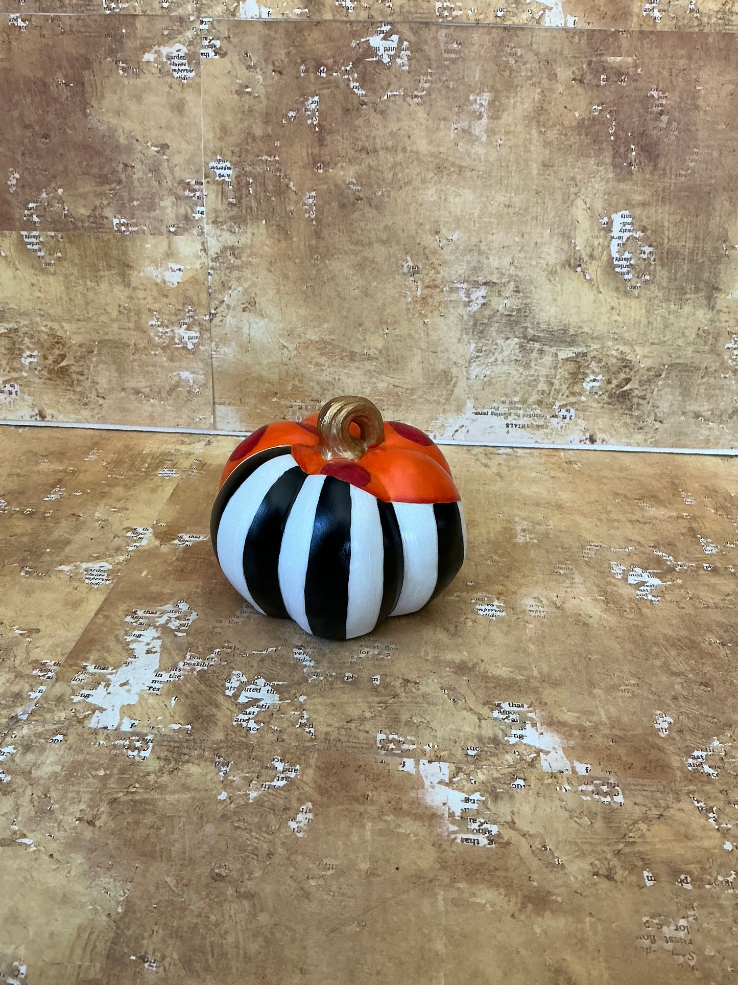 Polka Dot and Striped Pumpkins