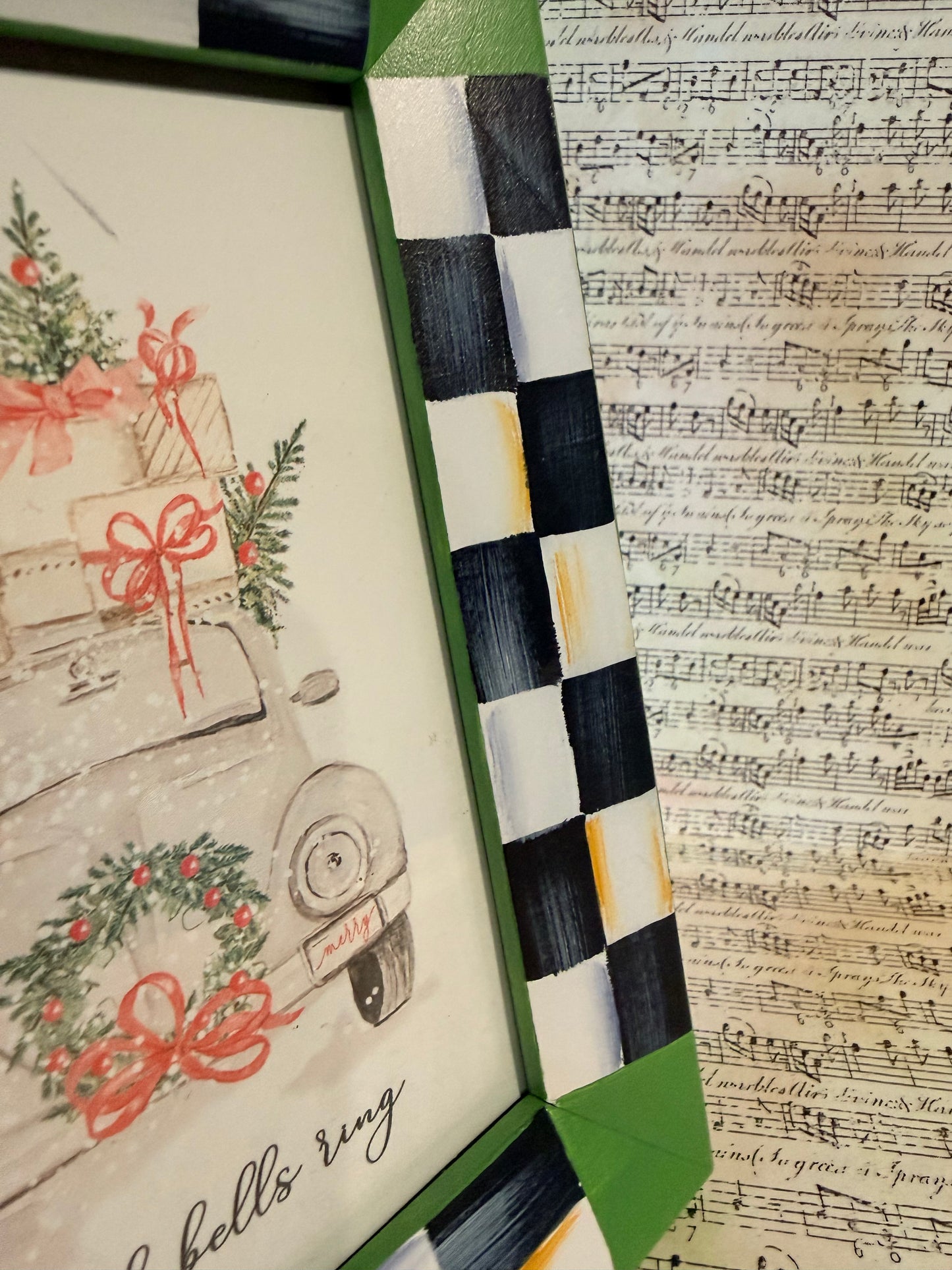 Sleigh Bells Ring Picture Frame