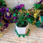 Mardi Gras Faux Succulents