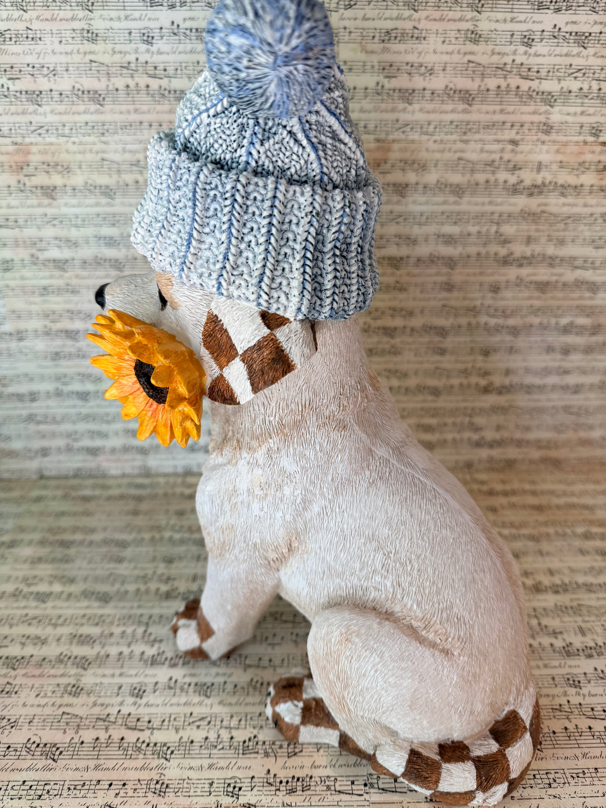 Hand Painted Daisy Dog