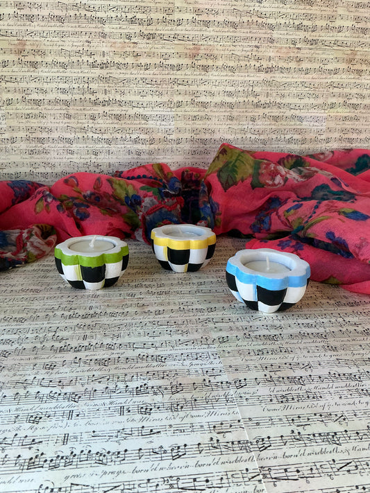 Hand Painted Tea Light Holders
