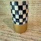 Checkered Marble Tea Light Candle Holder