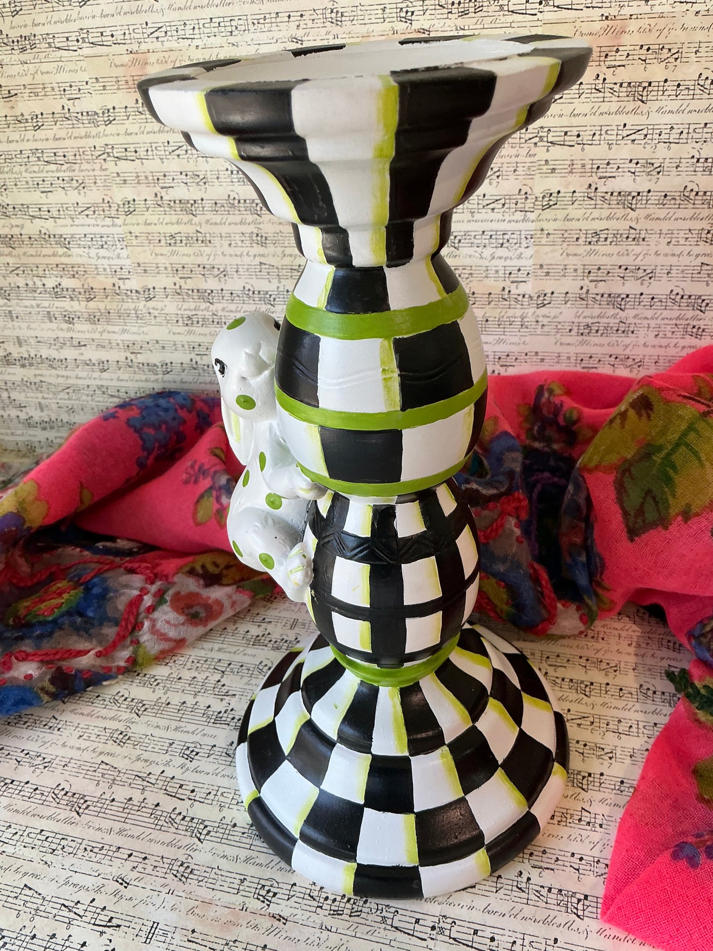 Bunny Pillar Candle Holder