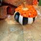 Frosted 3” Ceramic Pumpkin