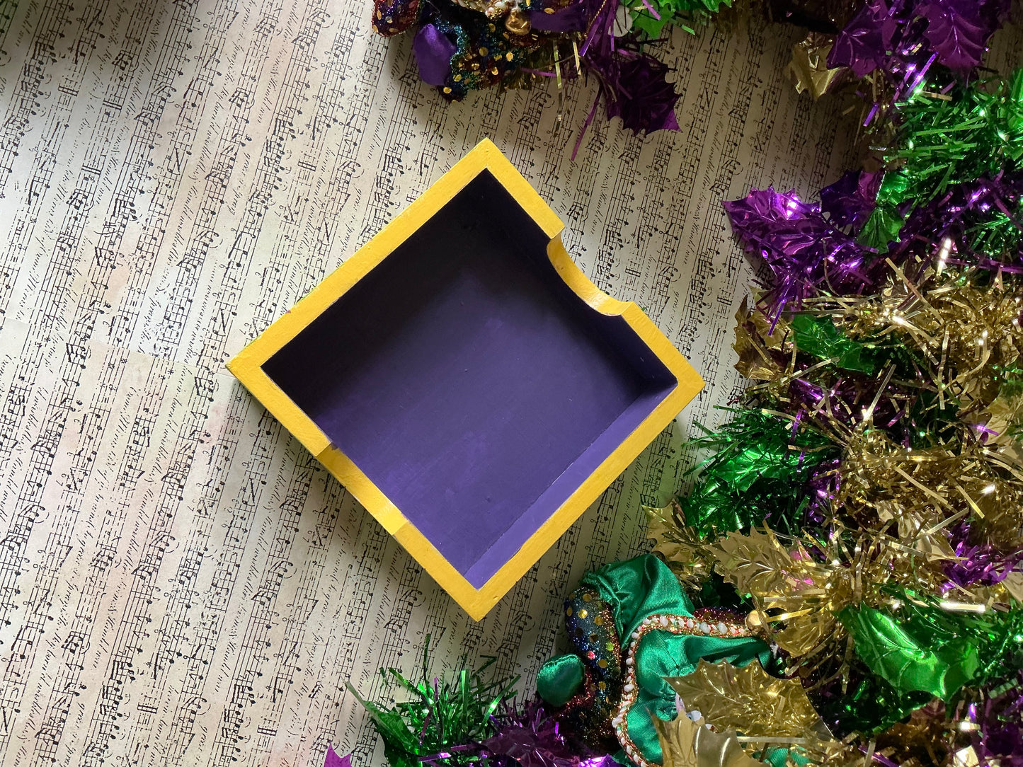 Plaid Coasters in Wooden Box