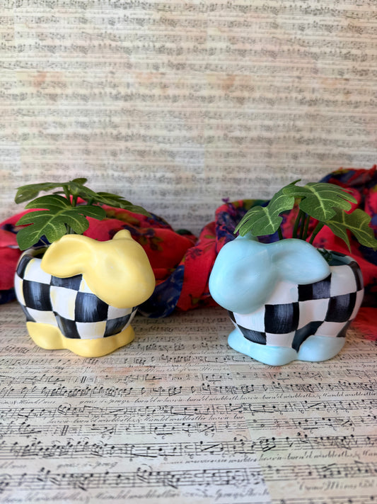 Pastel Bunny Planters