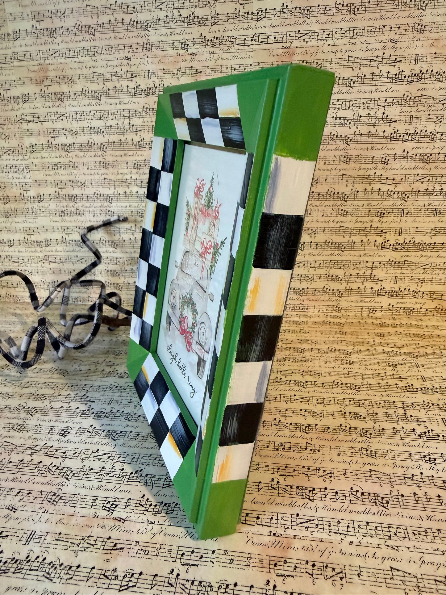 Sleigh Bells Ring Picture Frame