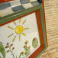 Hand-Painted Checkered Wood Picture Frame, 4.5" x 6.5"