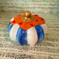 Blue & White Pumpkin