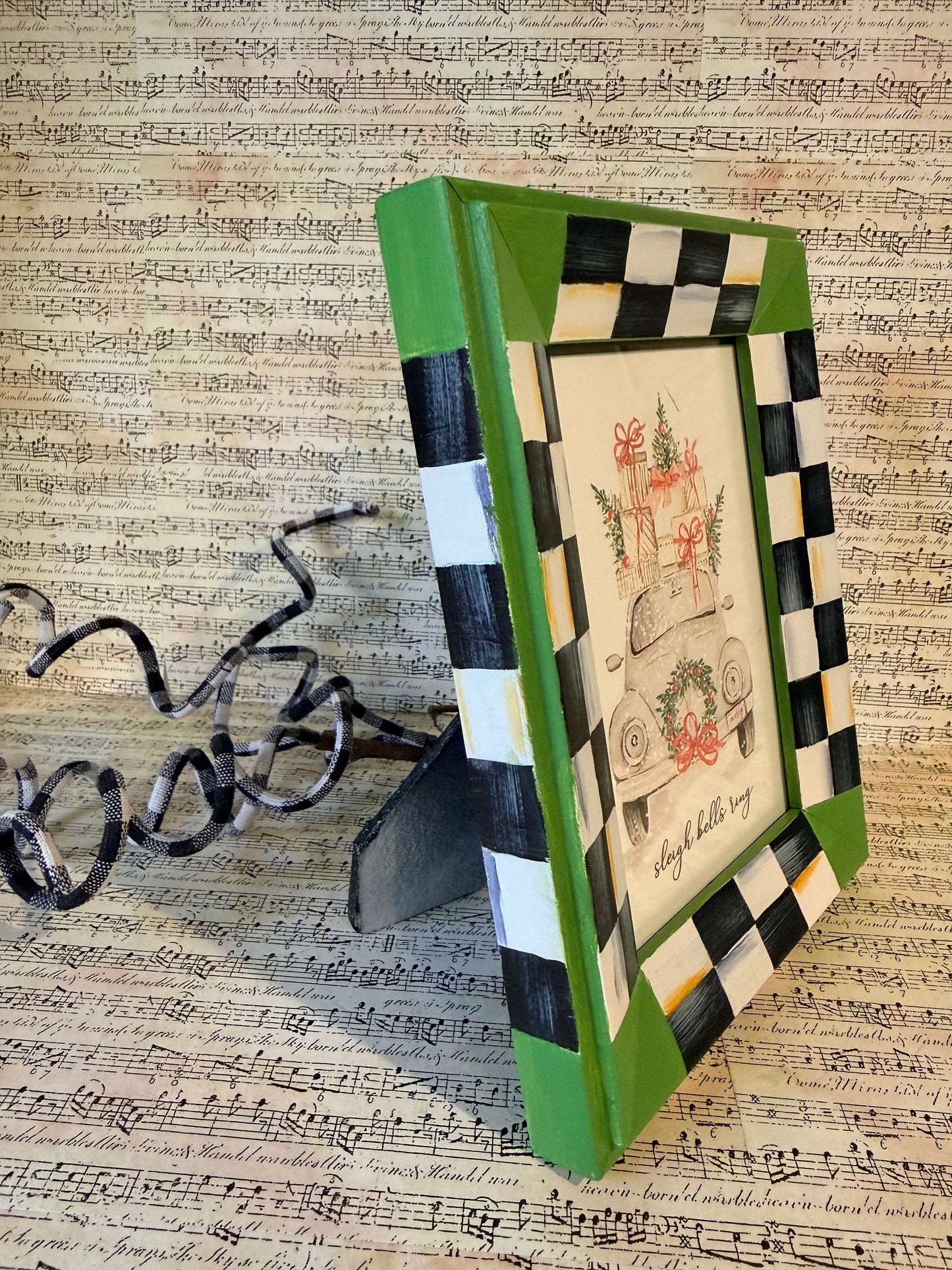 Sleigh Bells Ring Picture Frame