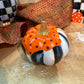 Frosted 3” Ceramic Pumpkin