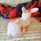 Pink Checked and Floral Bunny
